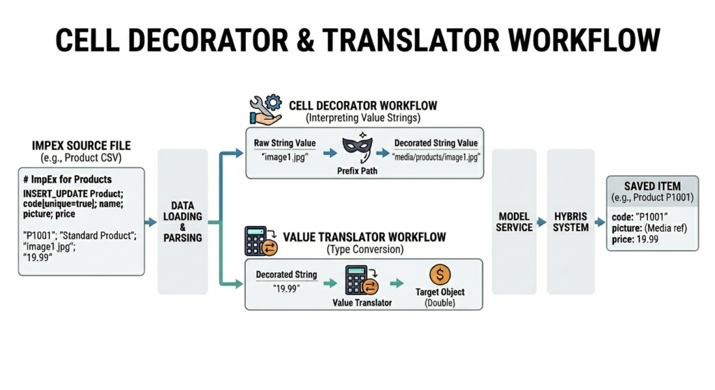 Cell Decorator and Translator in SAP hybris