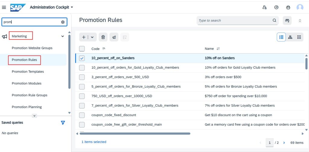 Promotion Rule Path